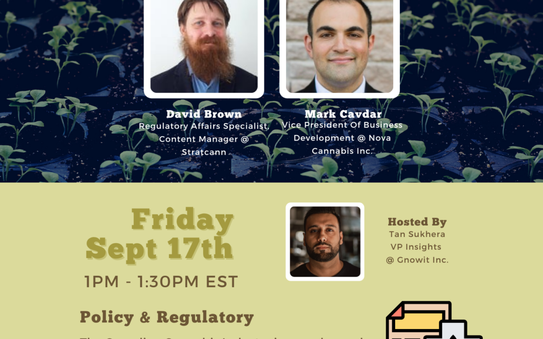 Fireside Chat Event – Episode 09 – Bridging the Gap between Public & Private Sectors: Cannabis Industry Perspective