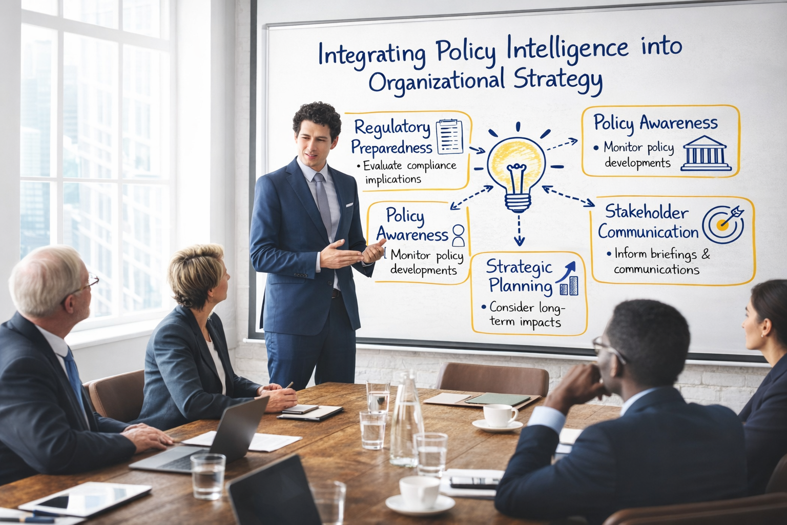 Integrating Policy Intelligence into Organizational Strategy